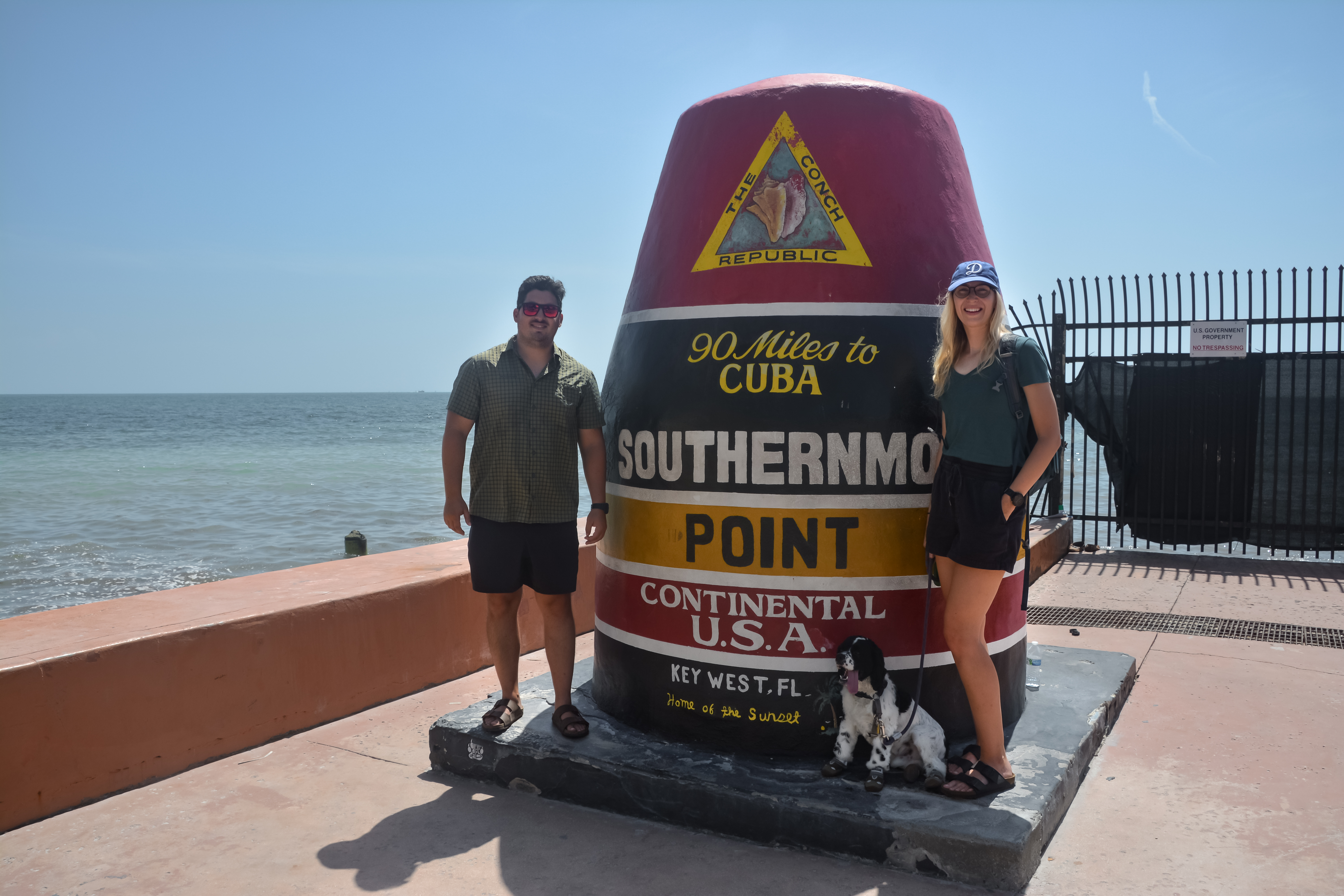 Key West 90 miles to Cuba sign