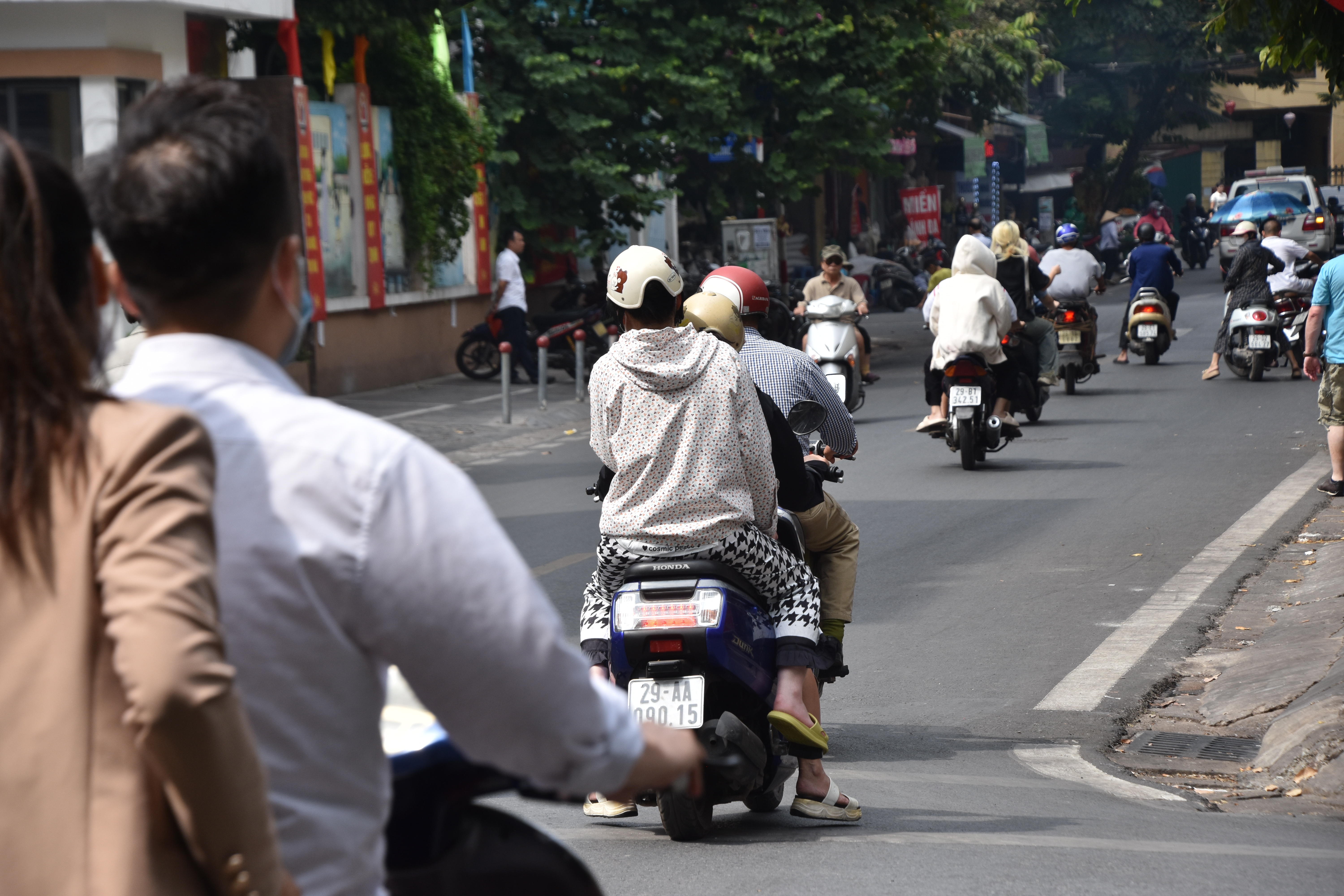 busy Hanoi streets