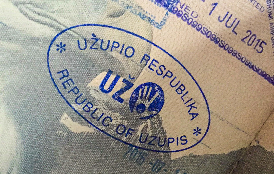 Uzupis passport stamp